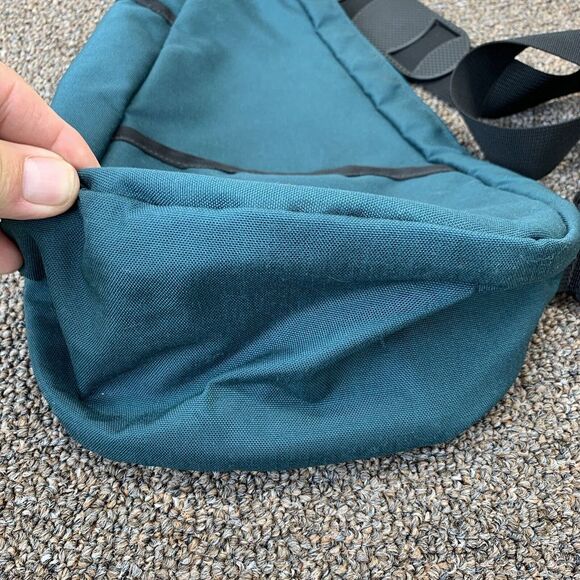 VINTAGE 90S SUTTER'S MILL GREEN Crodd Body BACKPACK USA MADE Book bag - Picture 8 of 13